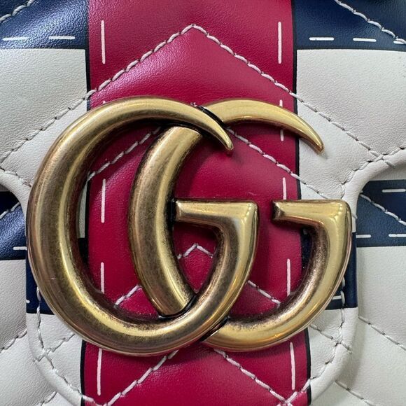 Gucci Marmont Trompe L’Oeil Wallet on Chain - Picture 9 of 9